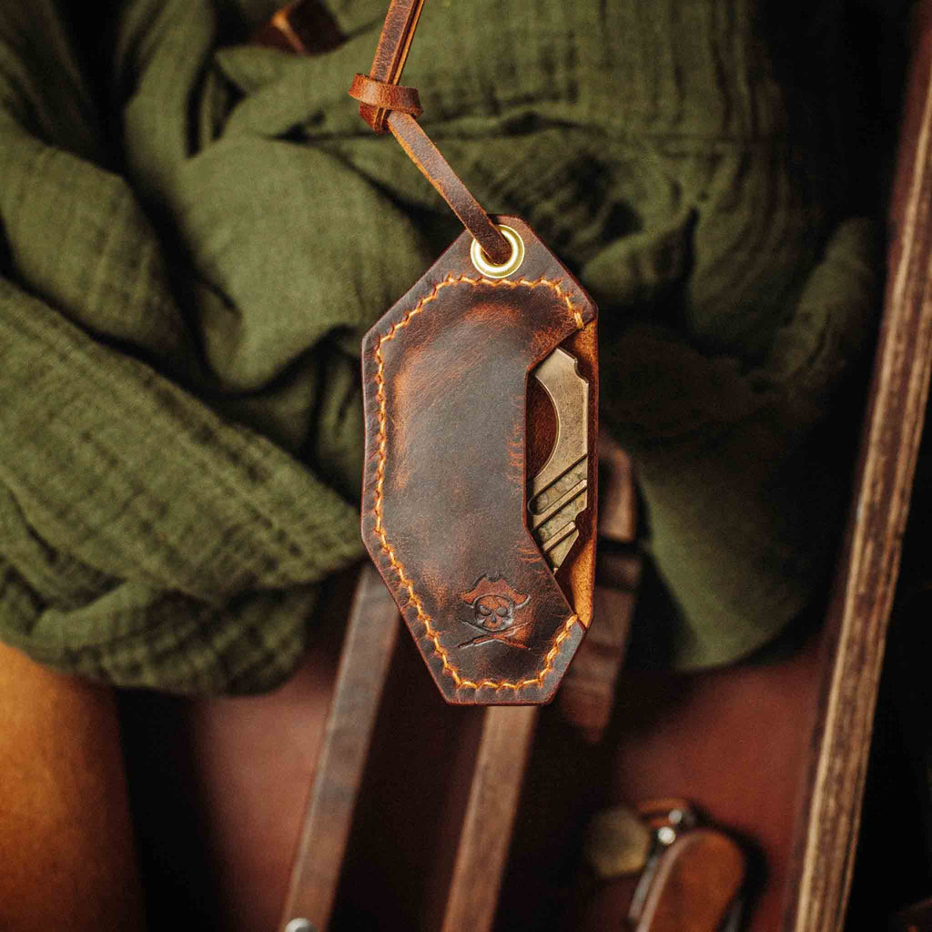 Pharaoh Bottle Opener Holder - King’s Pocket | Leather Case | Pharaoh Accessory Pirate Goods