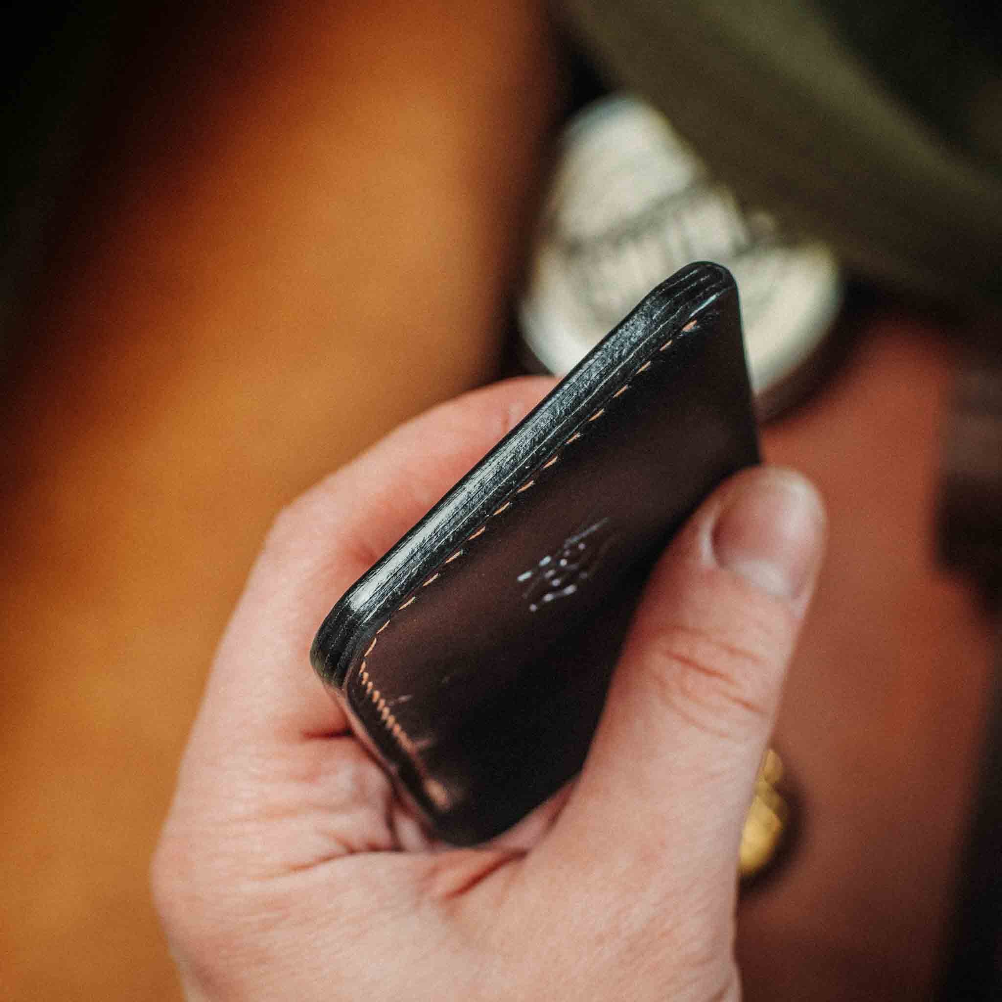Slim Card Holder - Venturer v2 | Minimalist Leather Wallet | EDC Pirate Goods