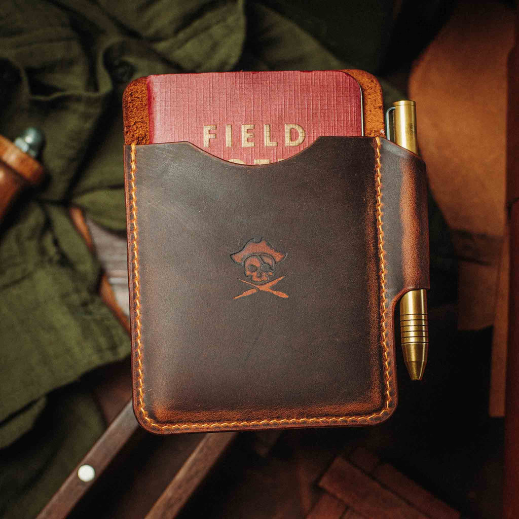 Large Pocket Organizer - First Mate Fatty | Leather Pocket Carrier | Multi-tool Pirate Goods