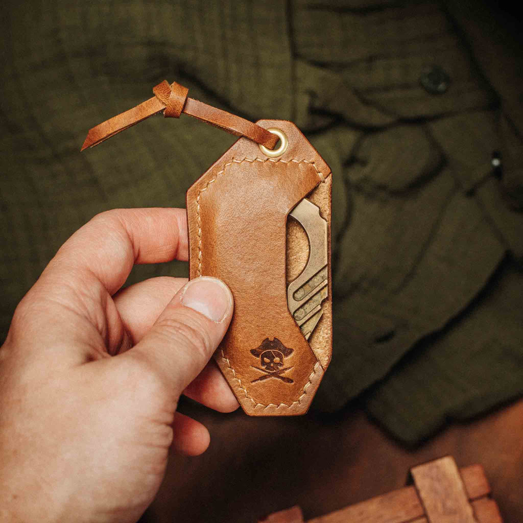 Pharaoh Bottle Opener Holder - King’s Pocket | Leather Case | Pharaoh Accessory Pirate Goods