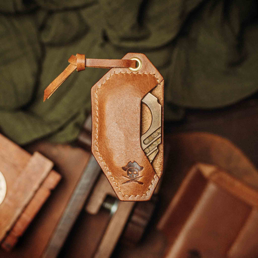 Pharaoh Bottle Opener Holder - King’s Pocket | Leather Case | Pharaoh Accessory Pirate Goods