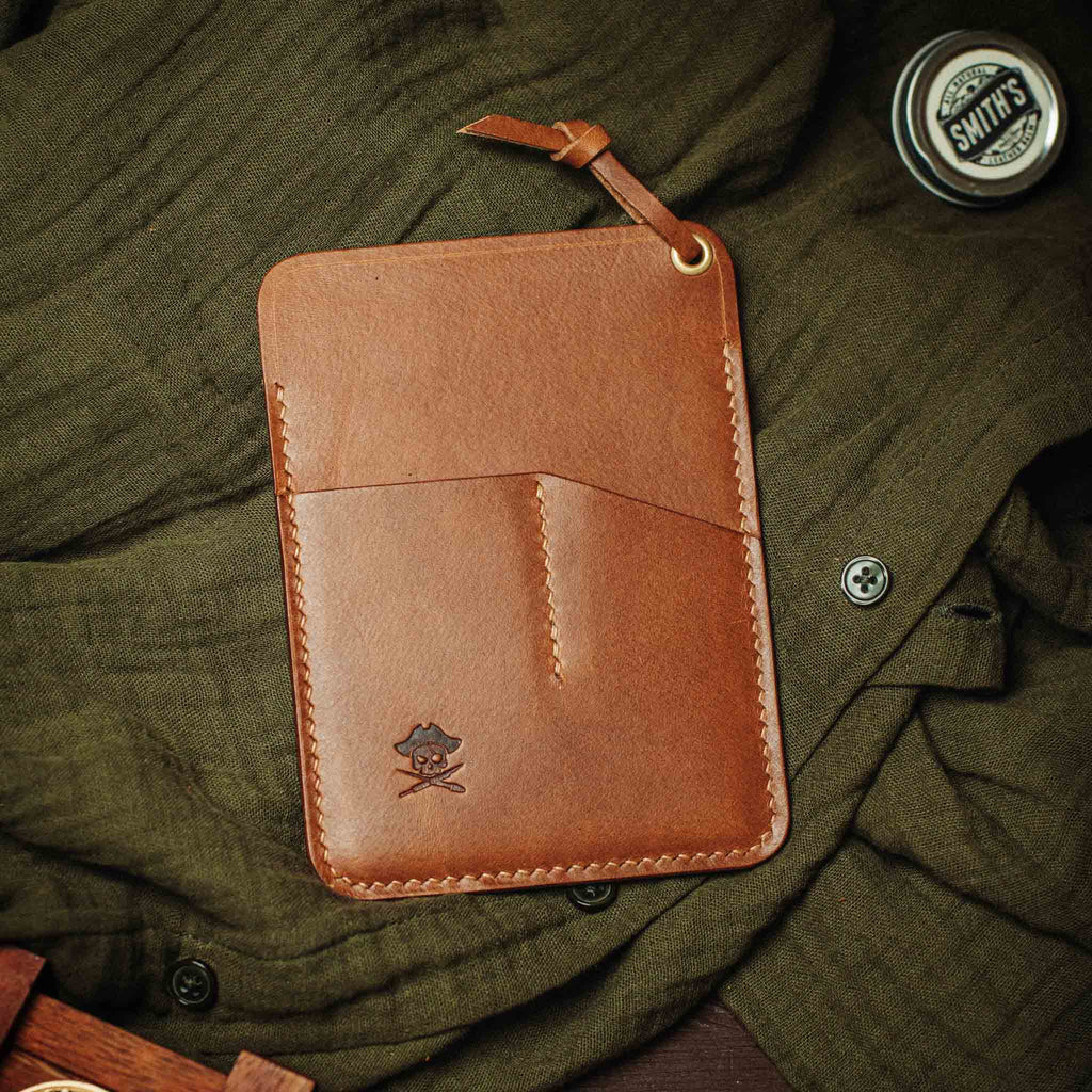 Large Pocket Organizer - First Mate Fatty | Leather Pocket Carrier | Multi-tool Pirate Goods