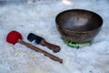 Heart Chakra Full Moon Singing Bowl in F Sukha Sound Healing & Singing Bowls