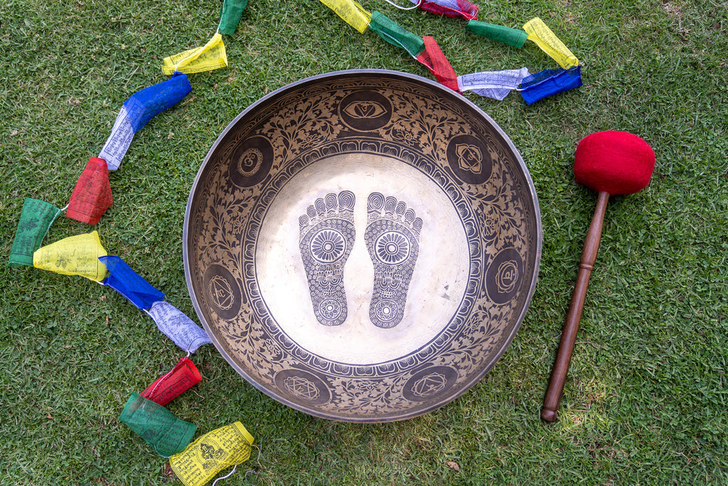 "Portal of Love" Foot Singing Bowl - 22 inches Sukha Sound Healing & Singing Bowls