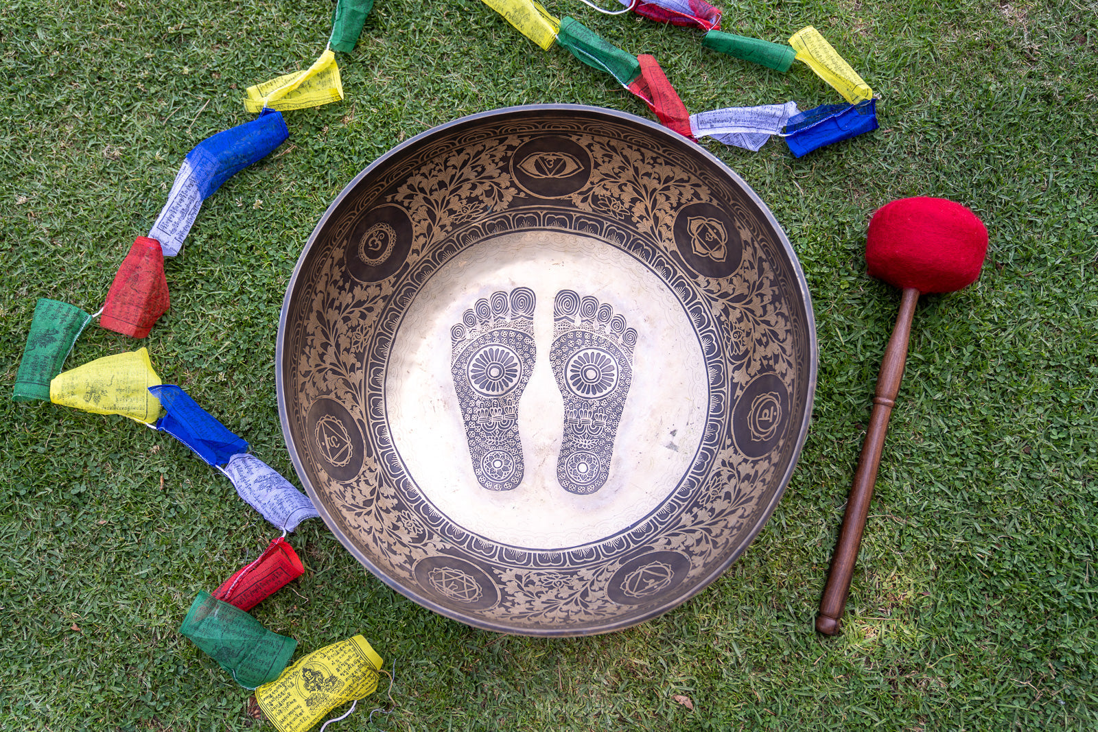 "Portal of Love" Foot Singing Bowl - 22 inches Sukha Sound Healing & Singing Bowls