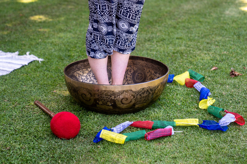 "Portal of Love" Foot Singing Bowl - 22 inches Sukha Sound Healing & Singing Bowls