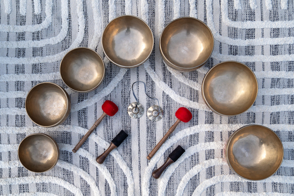 Matte Singing Bowl Set Sukha Sound Healing & Singing Bowls