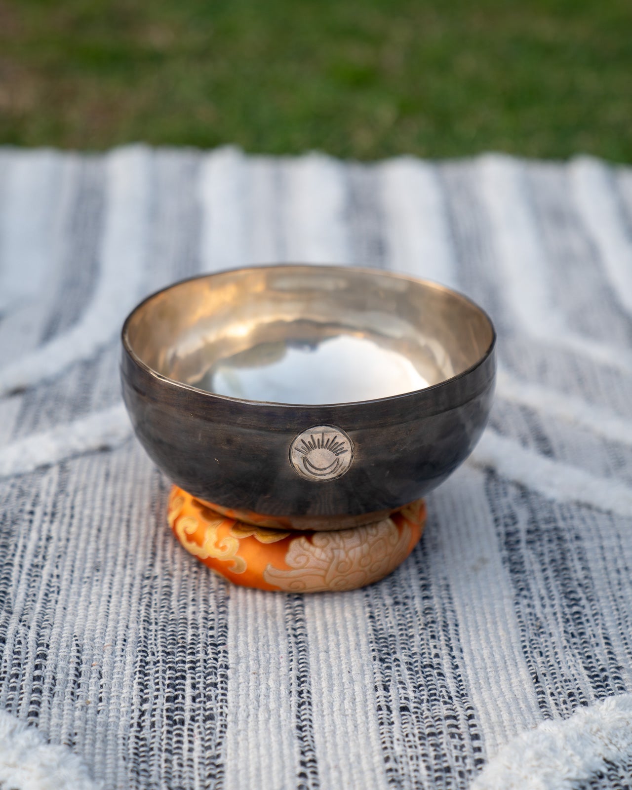 Sacral Chakra New Moon Singing Bowl in D Sukha Sound Healing & Singing Bowls