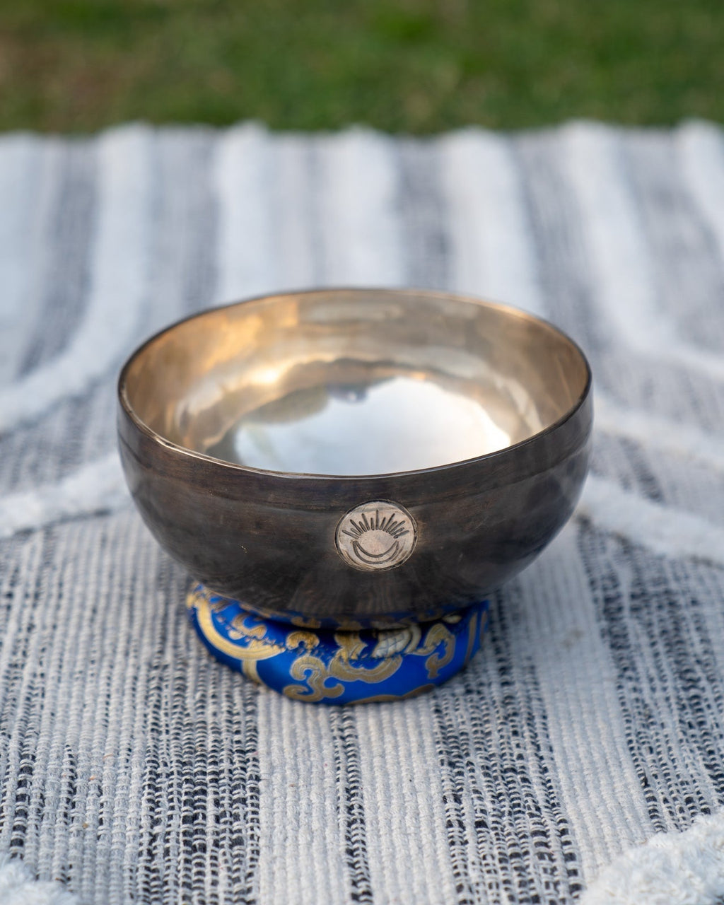 Third Eye Chakra New Moon Singing Bowl in A Sukha Sound Healing & Singing Bowls