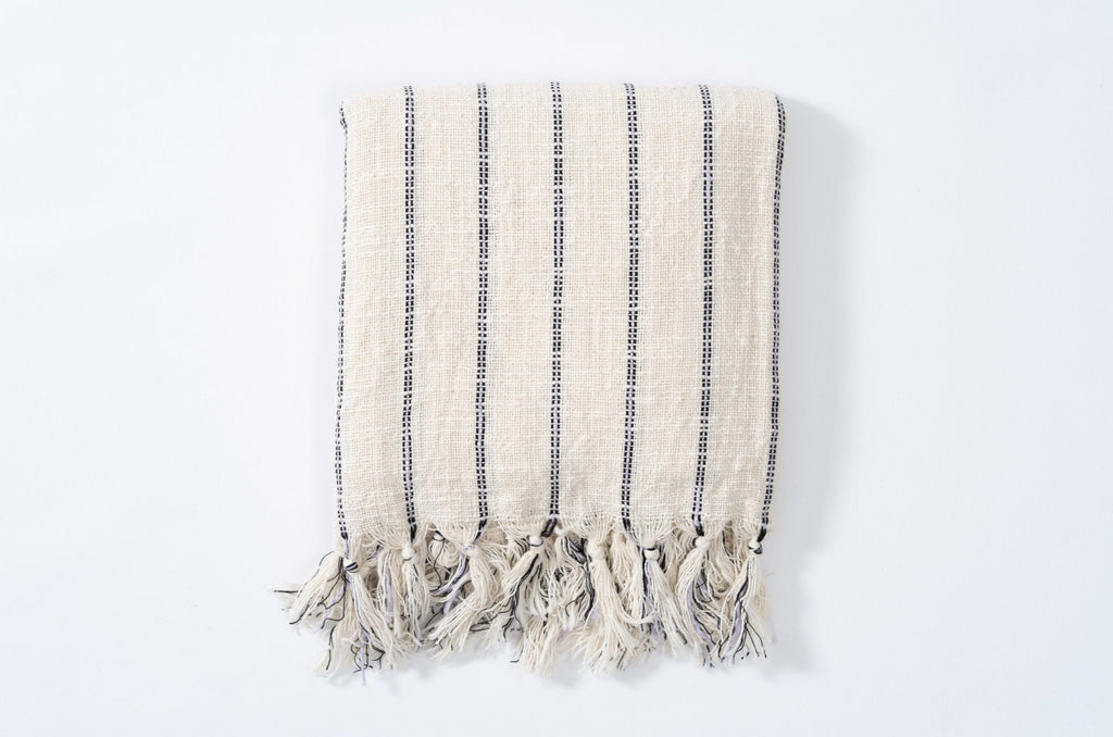 Firuze Cotton Linen Towel Eastern Woven