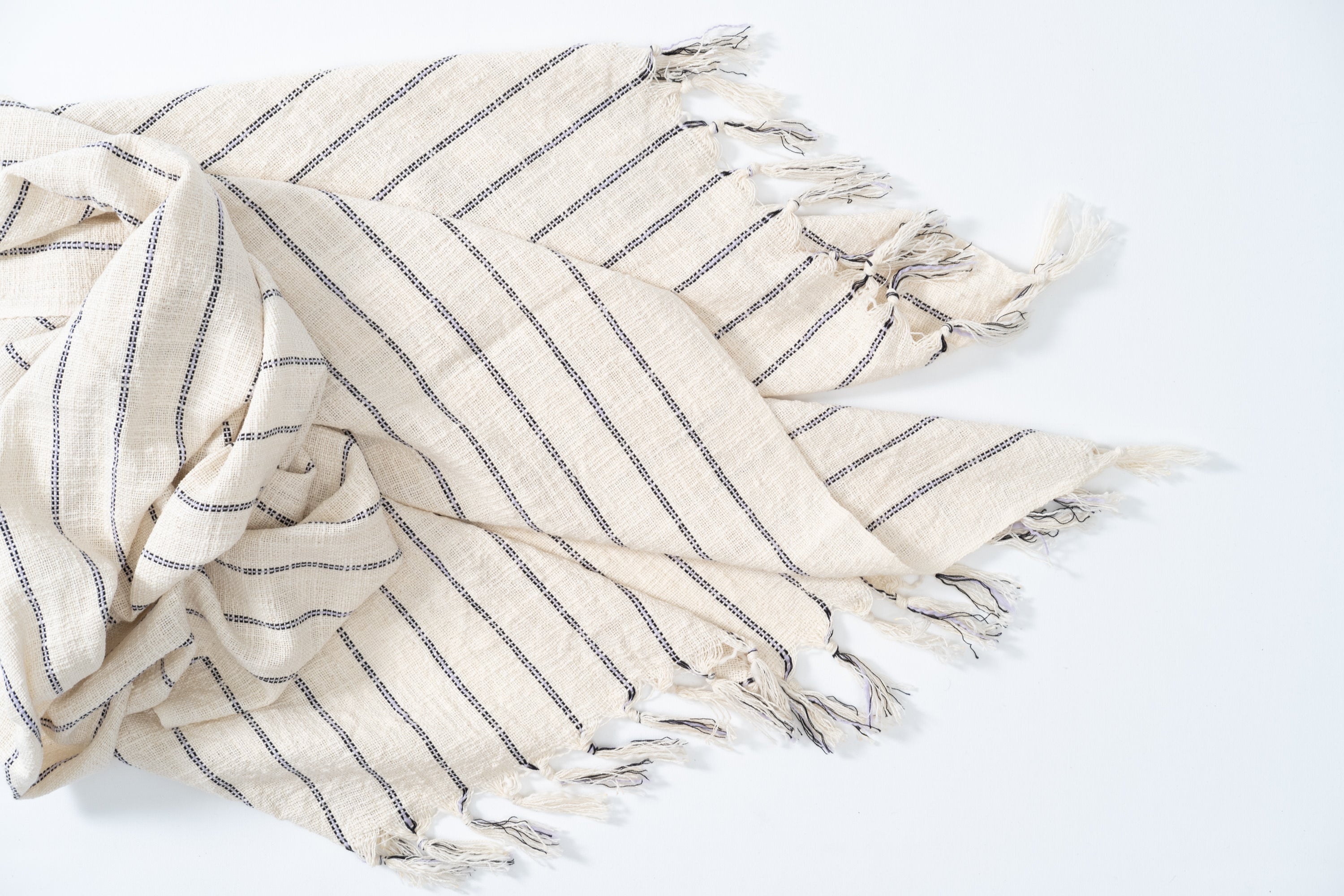 Firuze Cotton Linen Towel Eastern Woven