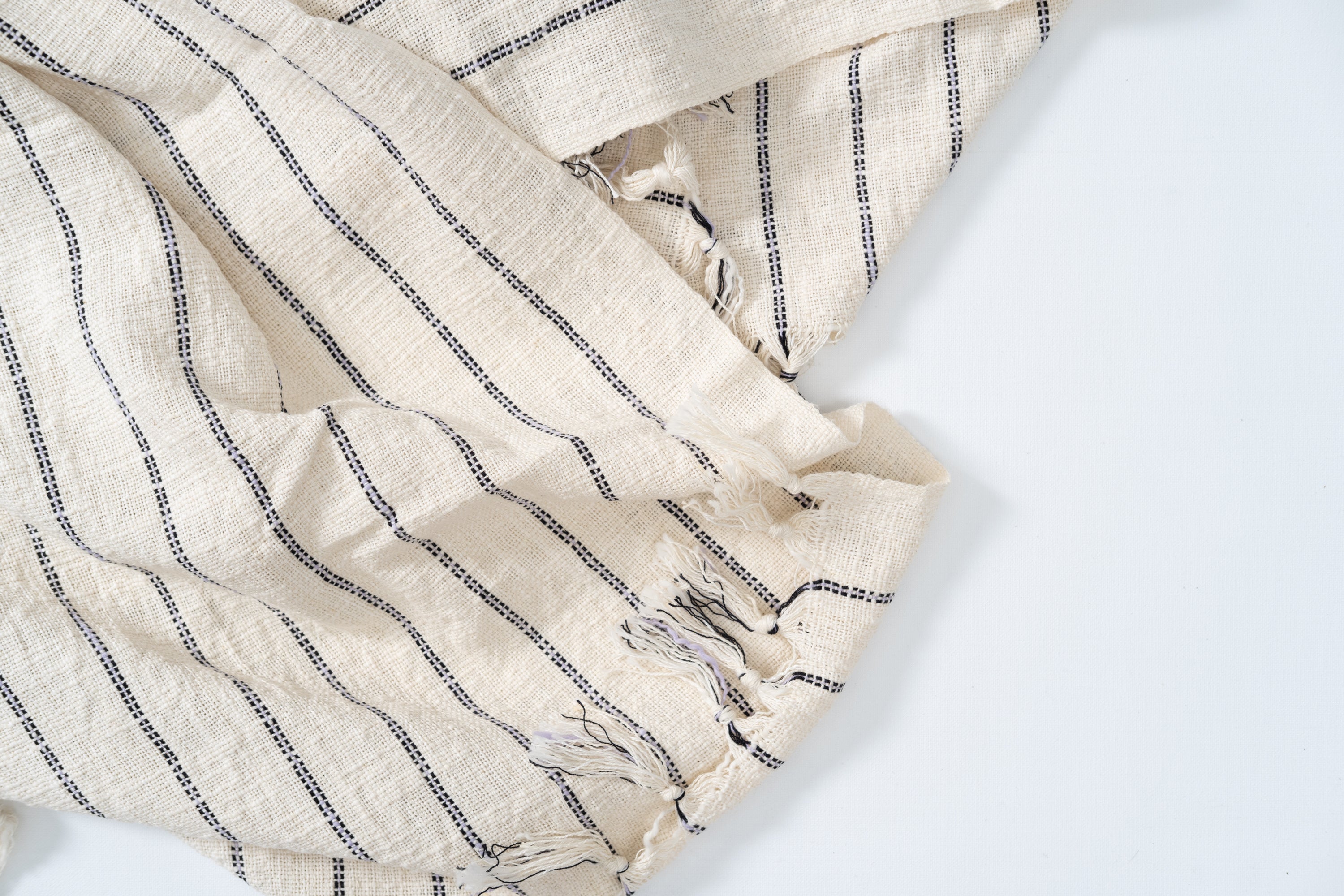 Firuze Cotton Linen Towel Eastern Woven