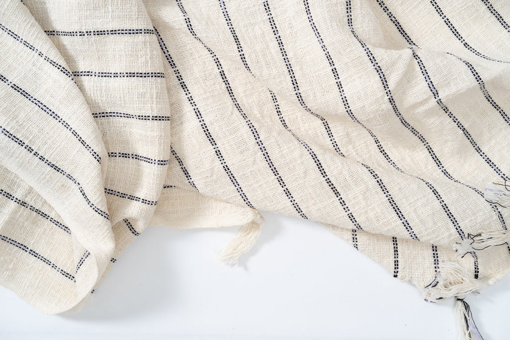 Firuze Cotton Linen Towel Eastern Woven