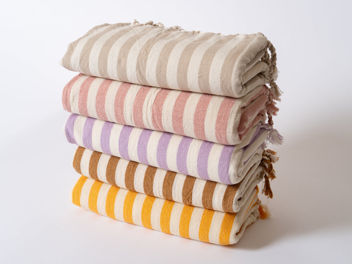 Girit Cotton Linen Towel Set Eastern Woven