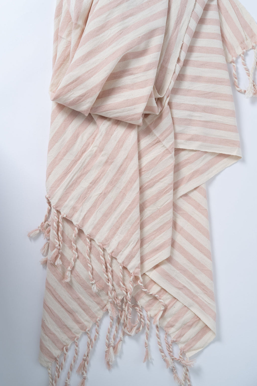 Girit Salmon Cotton Linen Towel Eastern Woven