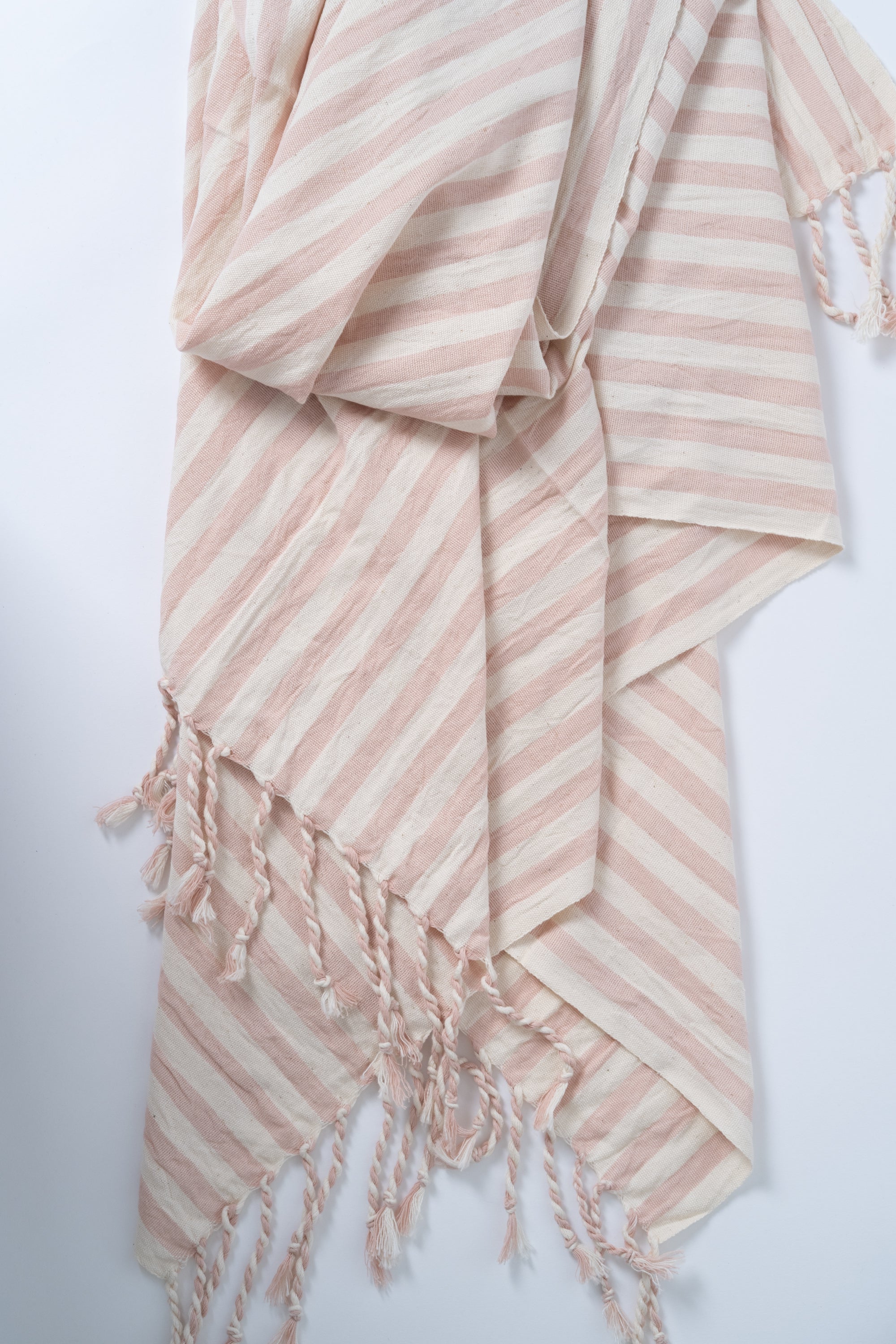 Girit Salmon Cotton Linen Towel Eastern Woven