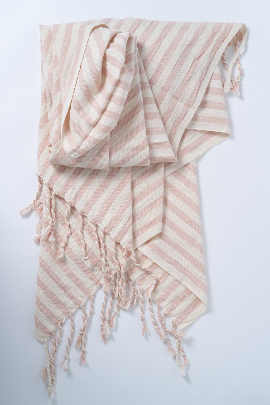 Girit Salmon Cotton Linen Towel Eastern Woven