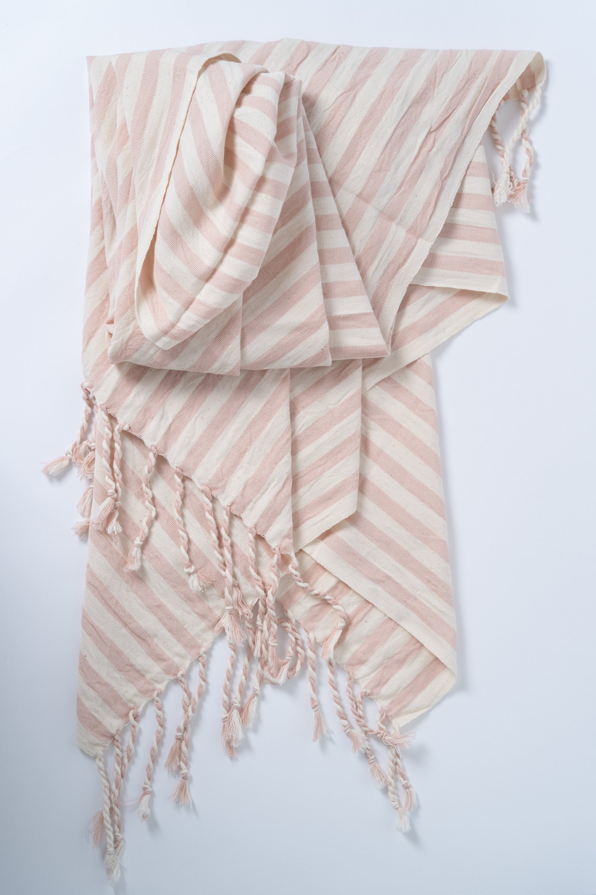 Girit Salmon Cotton Linen Towel Eastern Woven