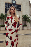 Rose Faux Wrap Dress profile-nyc