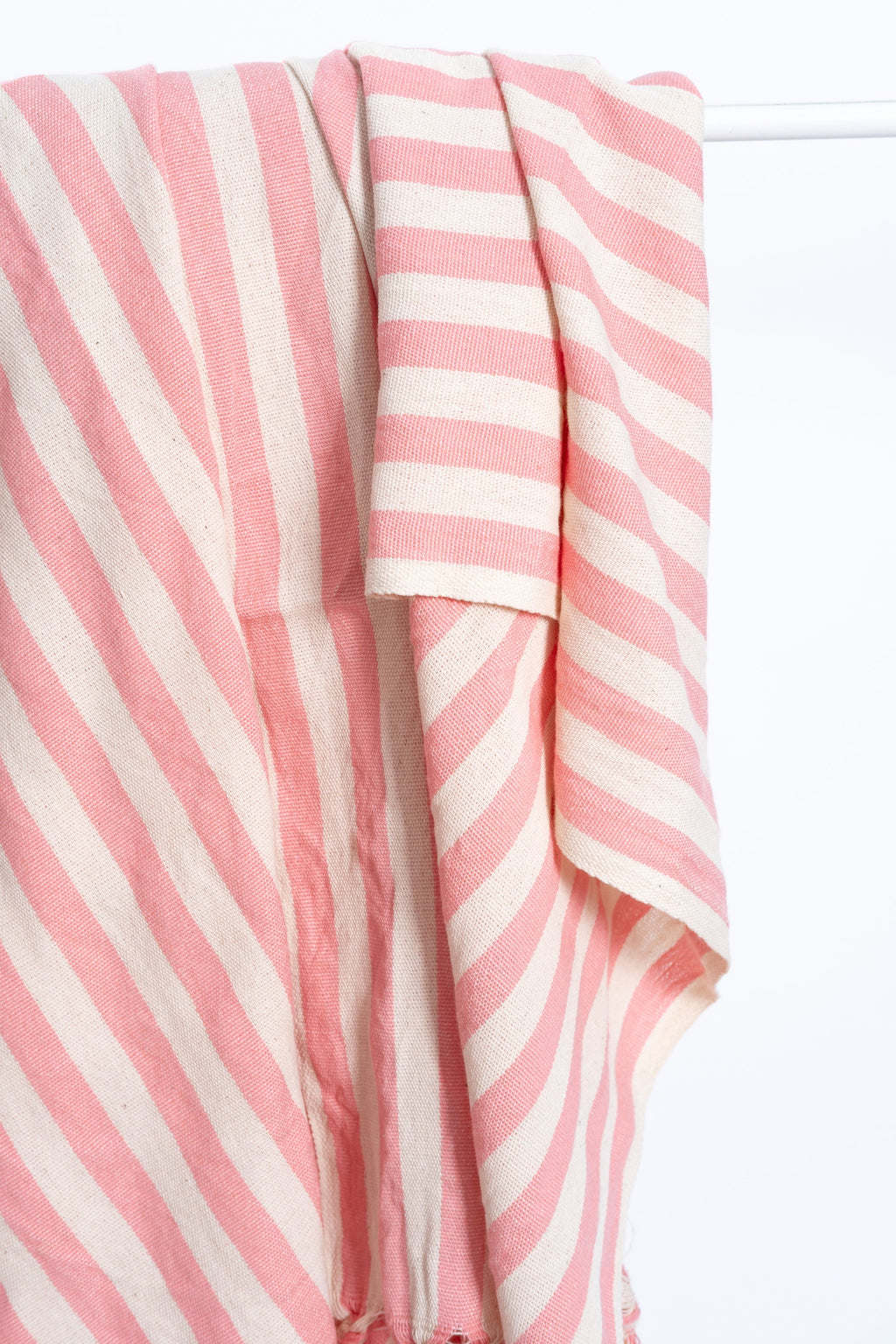 Girit Pink Cotton Linen Towel Eastern Woven