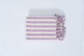Girit Lilac Cotton Linen Towel Eastern Woven