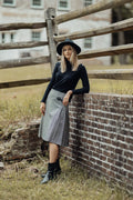 WOOL PLAID KILT SKIRT profile-nyc