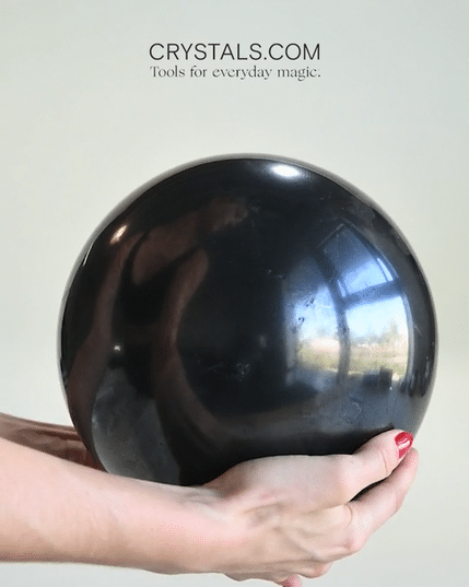 Shungite Sphere CRYSTALS.COM