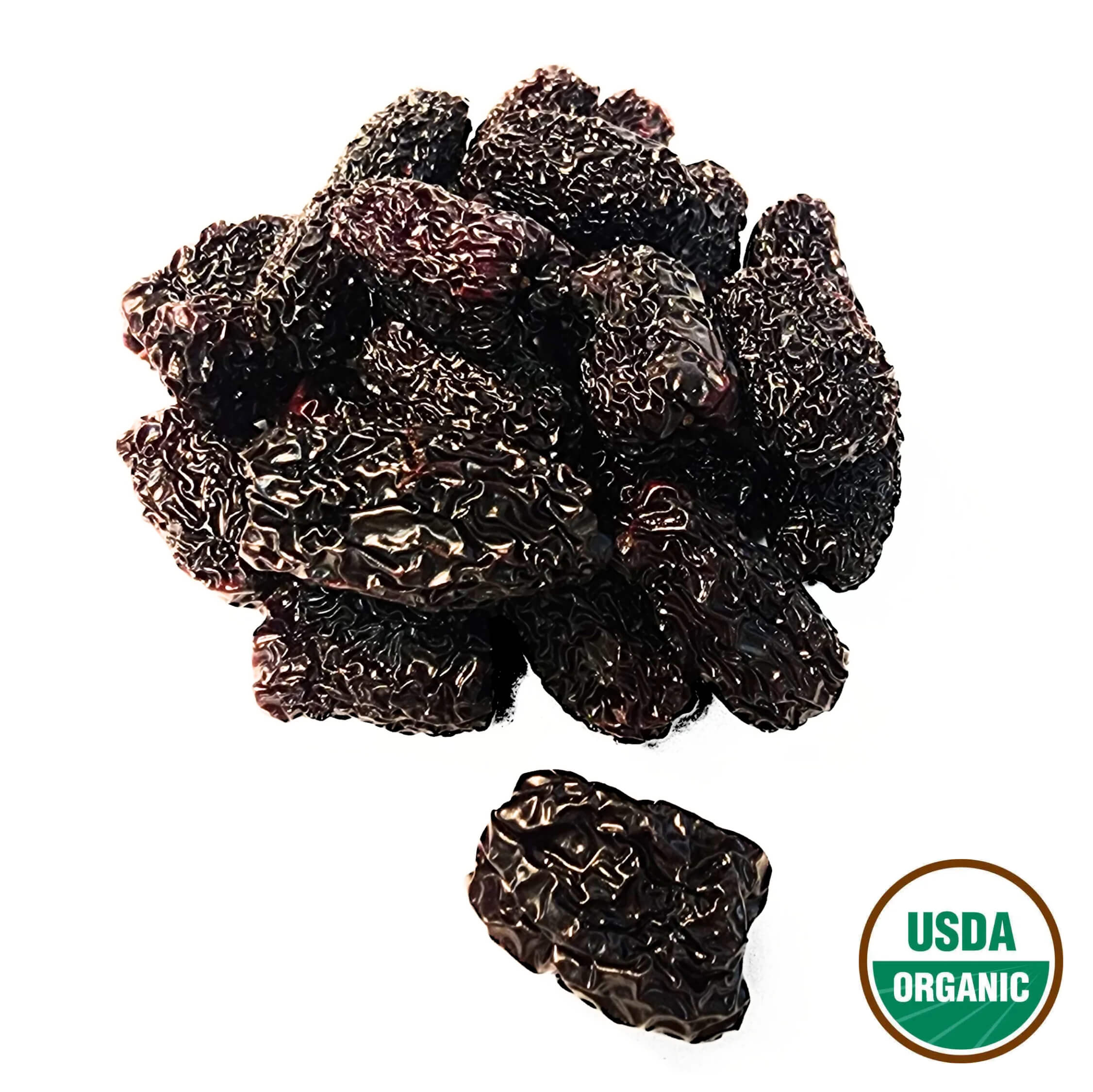 Organic Jujube Black / Chinese Black Date (With Pit) - Ziziphus Jujuba Fructus (Black) - Hei Zao / Da Zao (Hei)- Organic Clear Source Herbs