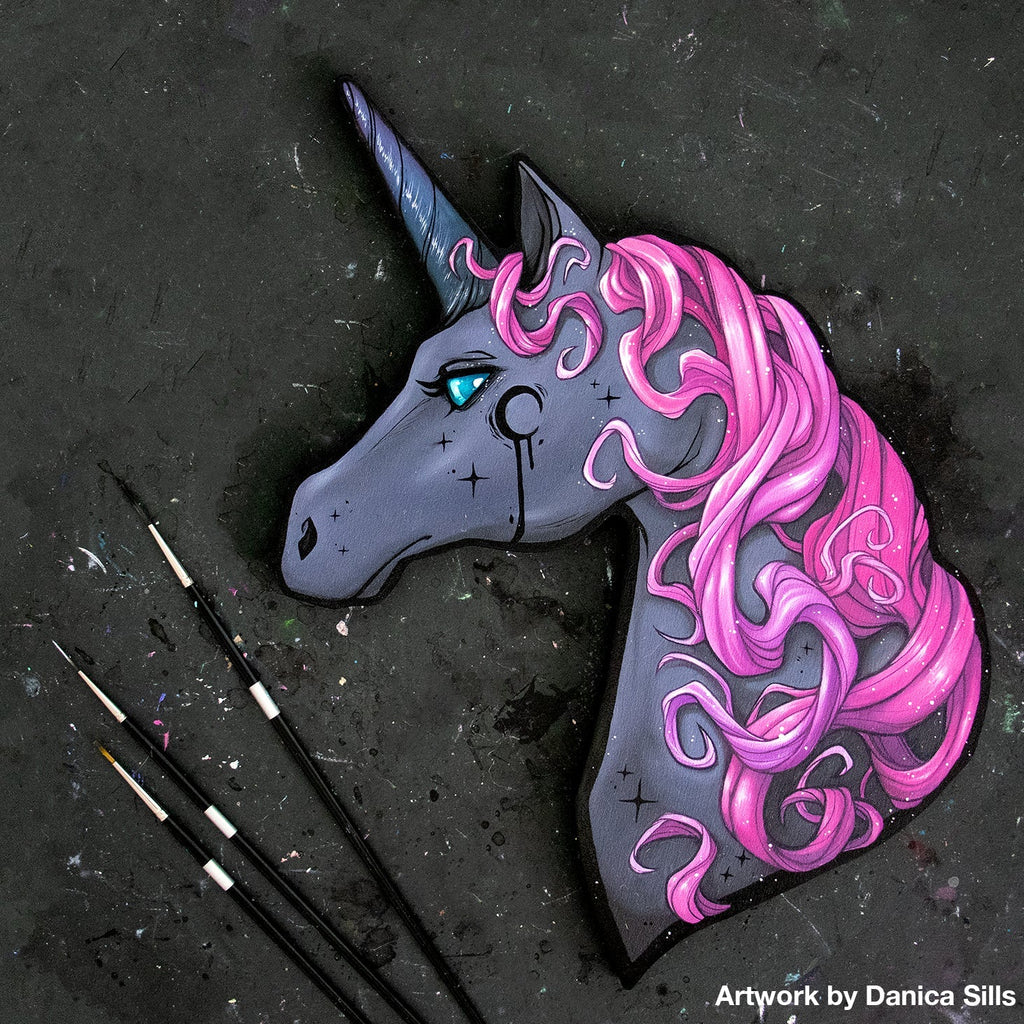 Trekell Unicorn Panel - Wooden Painting Canvas Trekell Art Supplies