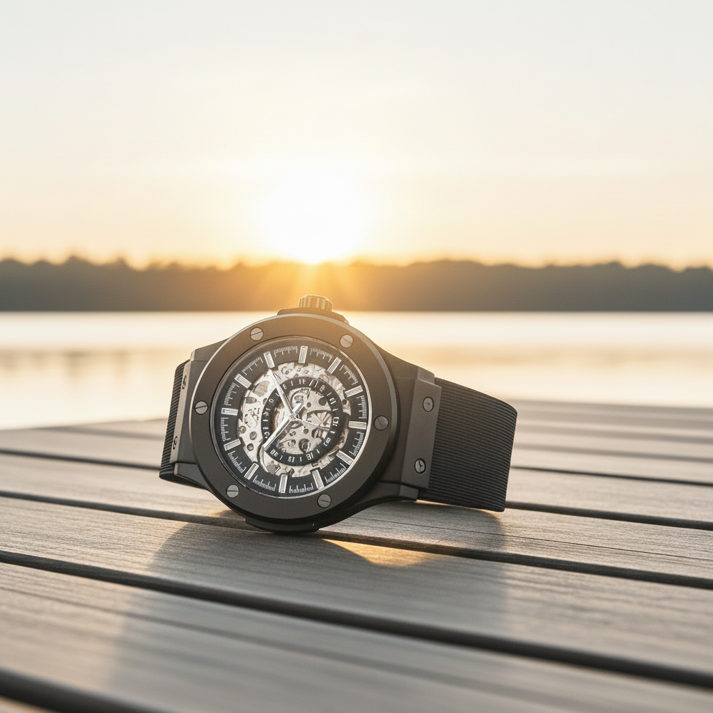 Skeleton Automatic Luxury Watch - The 199 Gunmetal Dapr Watches