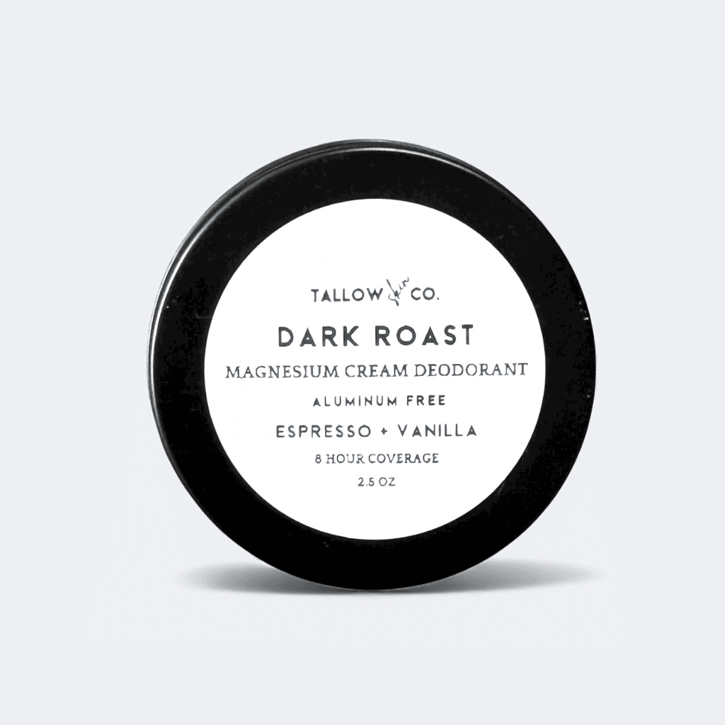 DARK ROAST TALLOW MAGNESIUM DEODORANT Tallow Skin Co.