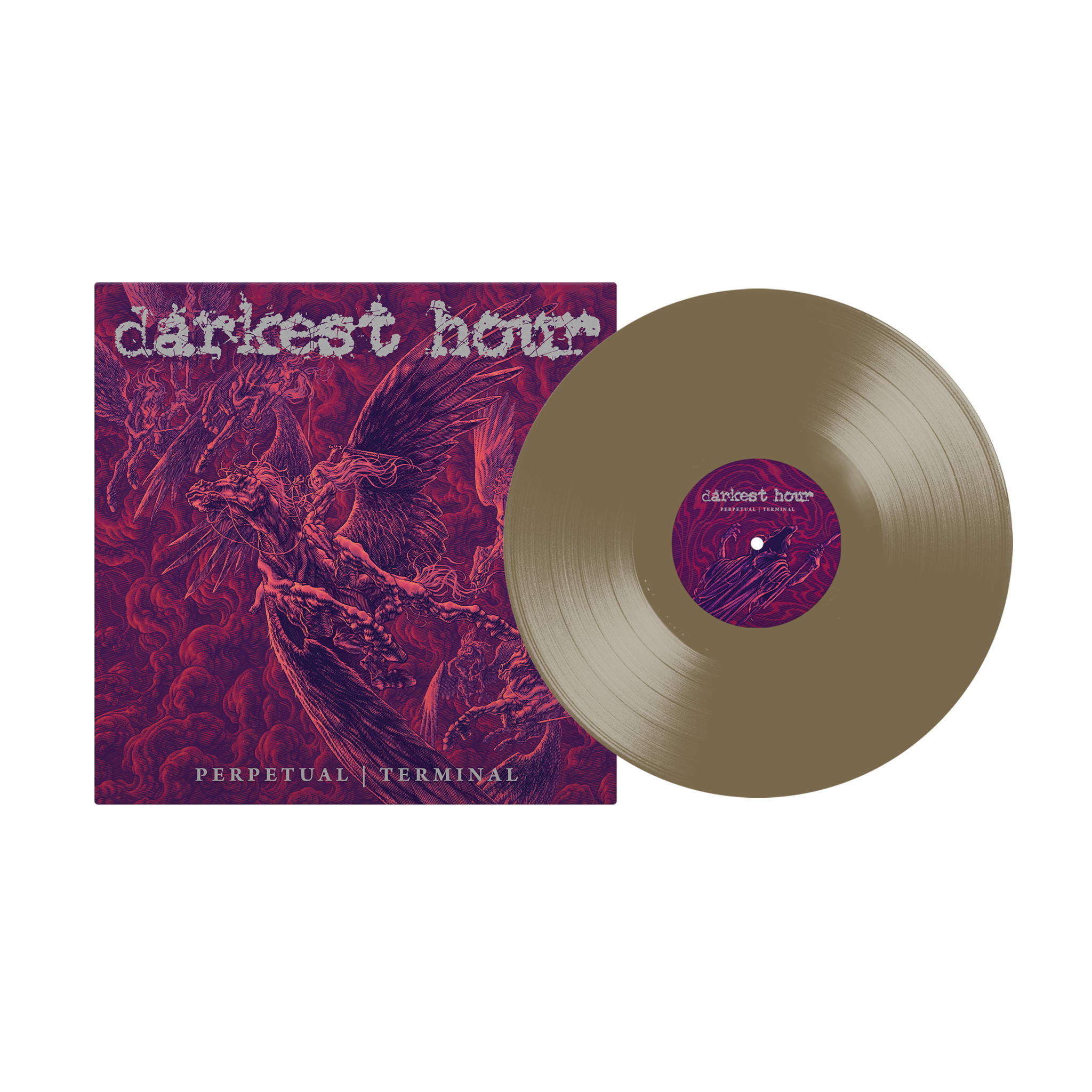 Darkest Hour - Perpetual Terminal Gold Nugget Vinyl MNRK Heavy