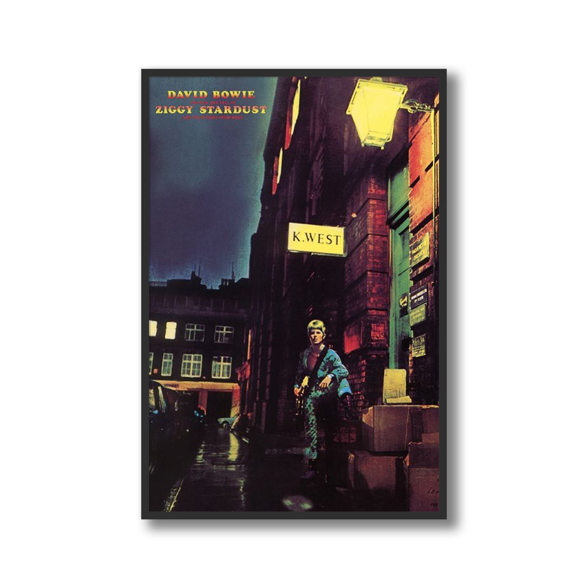 David Bowie Ziggy Stardust Poster Harvest Art Gallery