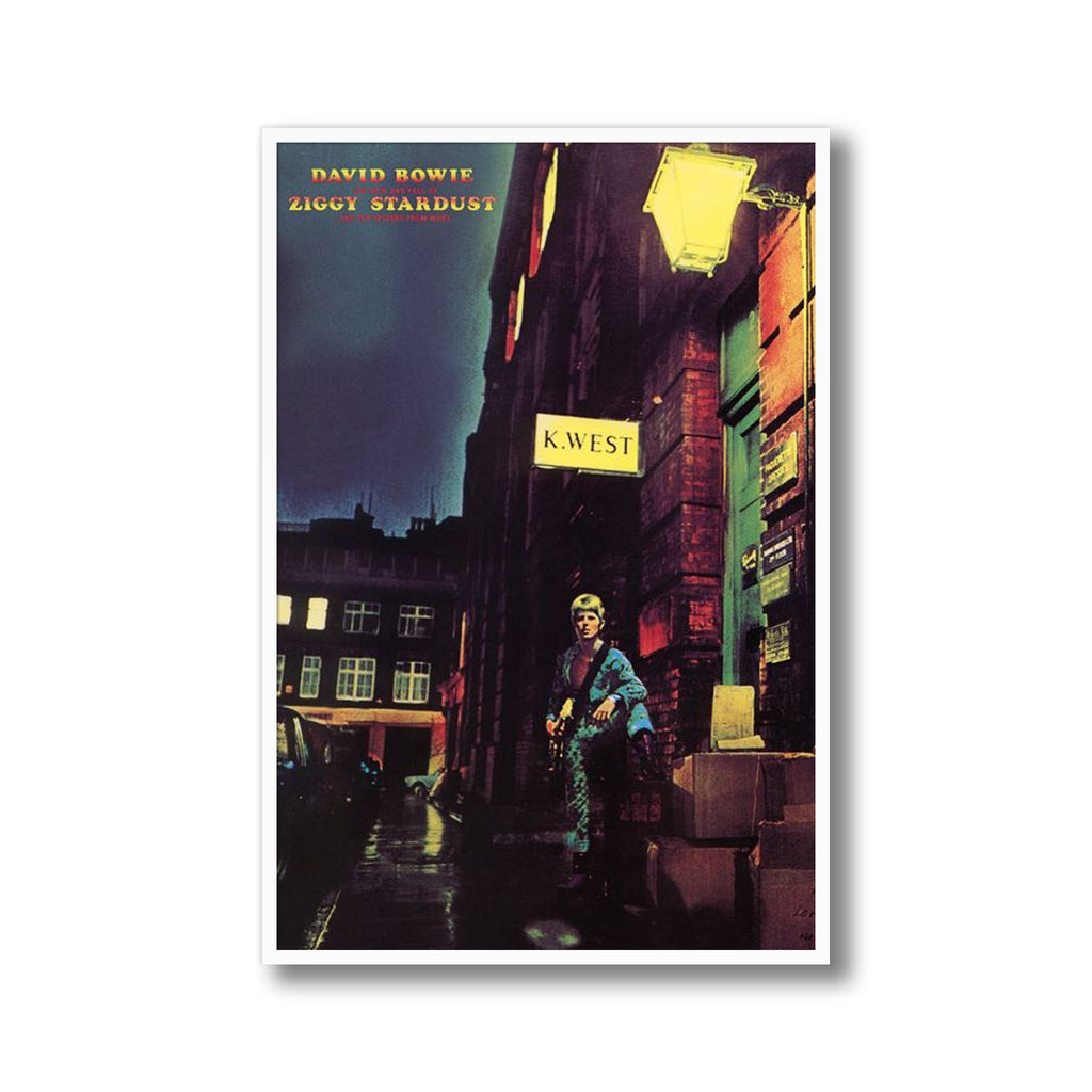David Bowie Ziggy Stardust Poster Harvest Art Gallery