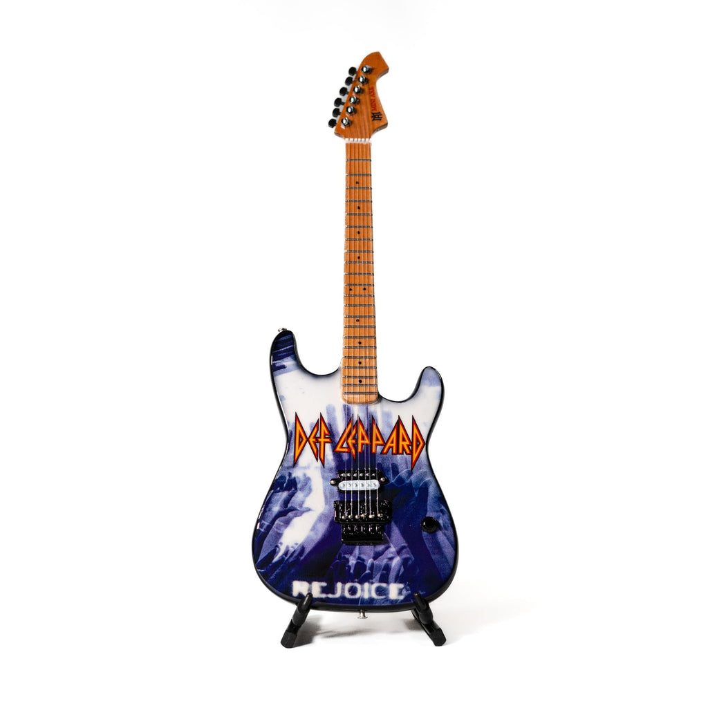 Def Leppard "Rejoice" Collectible Miniature Guitar The Mini Axe