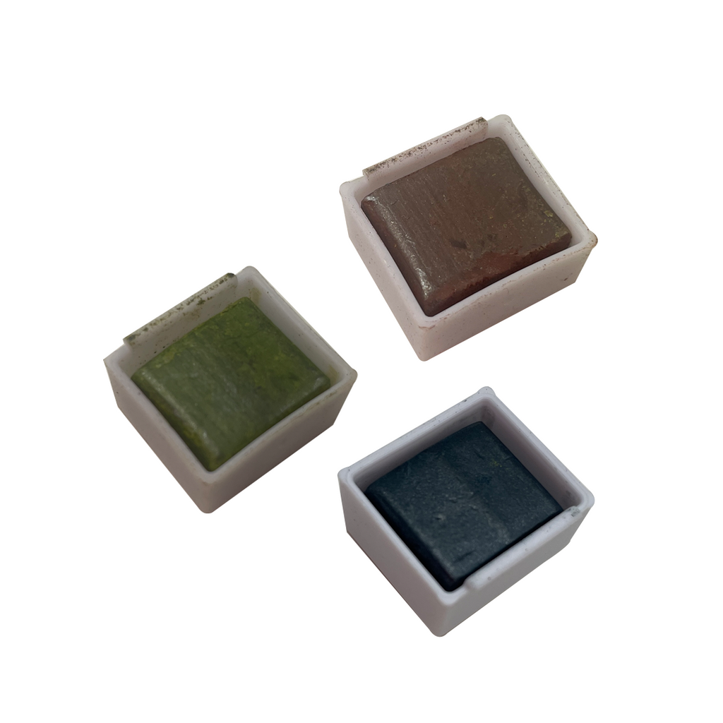 Derwent Graphitint Pans Set of 3 - Autumn Brown, Ocean Blue, Meadow ShopSketchBox