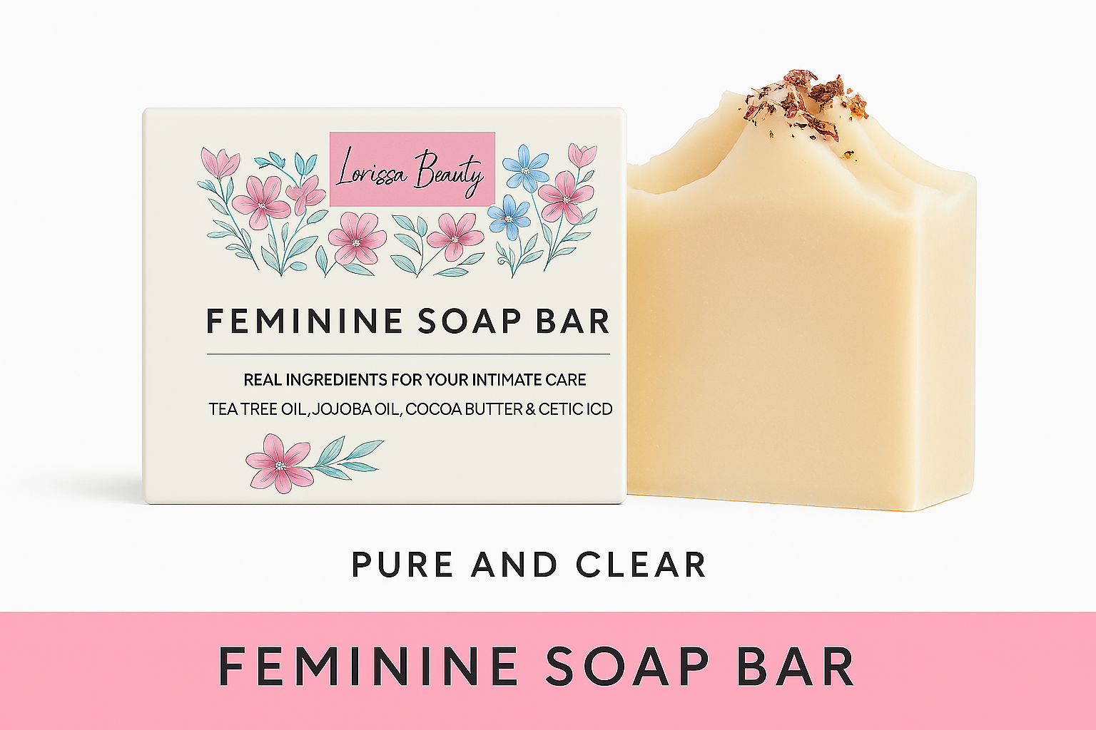 Pure & Clear Yoni  Soap BAr. TS Skin Company