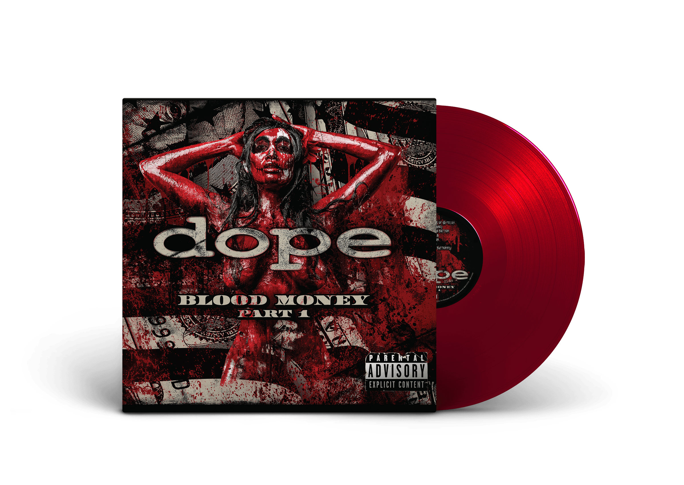 Dope - Blood Money Part 1 Opaque Deep Red Vinyl MNRK Heavy