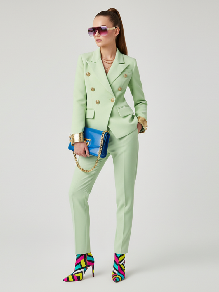 Double-Breasted Blazer Jacket UPPER WEST SIDE BYMANYC ® New York BYMANYC ® New York