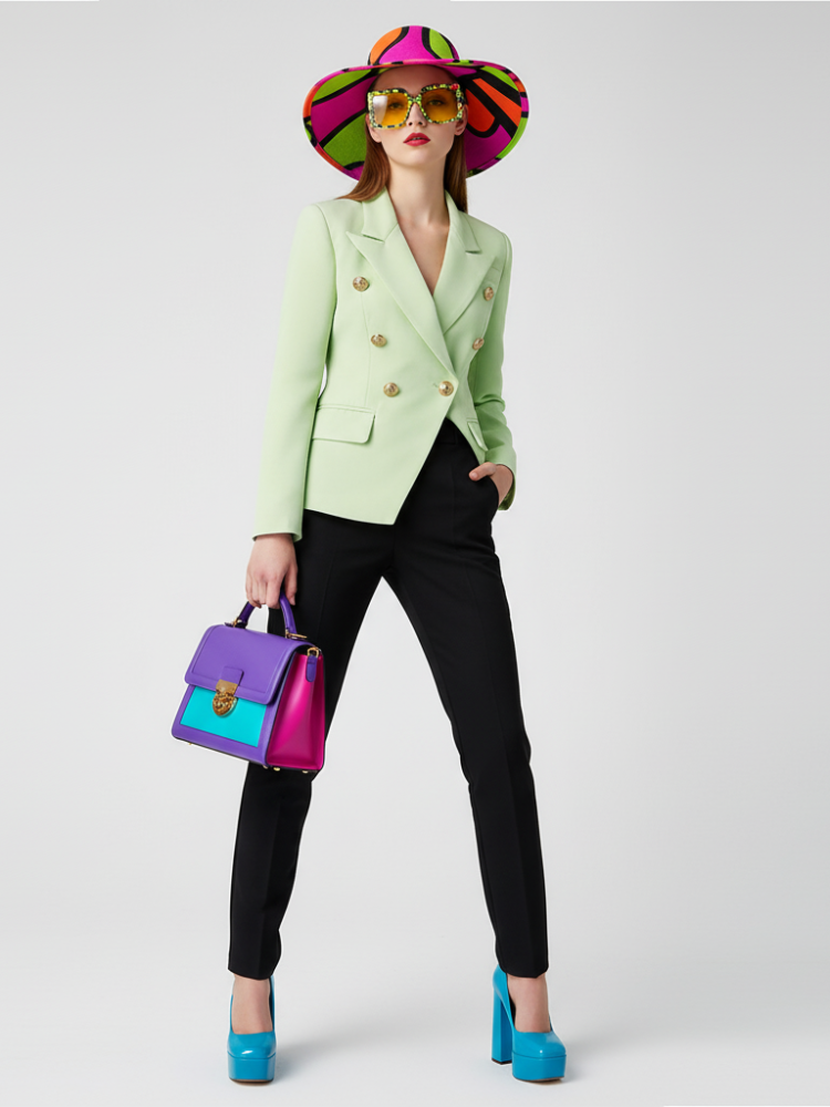 Double-Breasted Blazer Jacket UPPER WEST SIDE BYMANYC ® New York BYMANYC ® New York