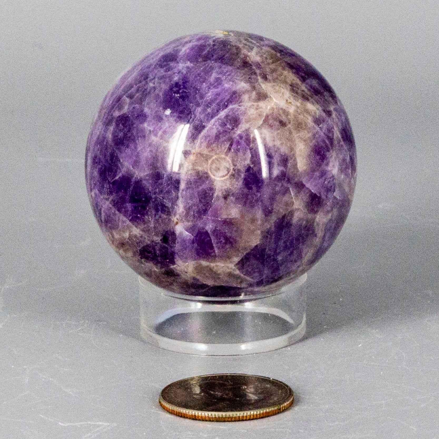 Dream Amethyst Crystal Sphere Polished Natural Specimen Crystal Destiny