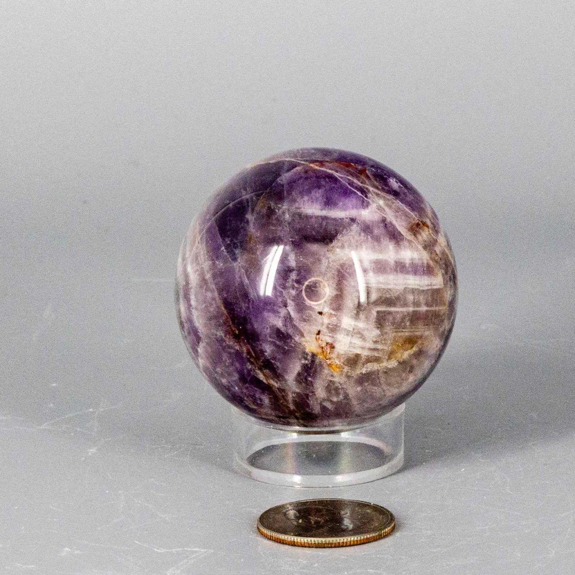Dream Amethyst Crystal Sphere Polished Natural Specimen Crystal Destiny