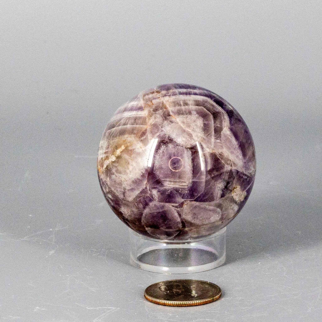 Dream Amethyst Crystal Sphere Polished Natural Specimen Crystal Destiny