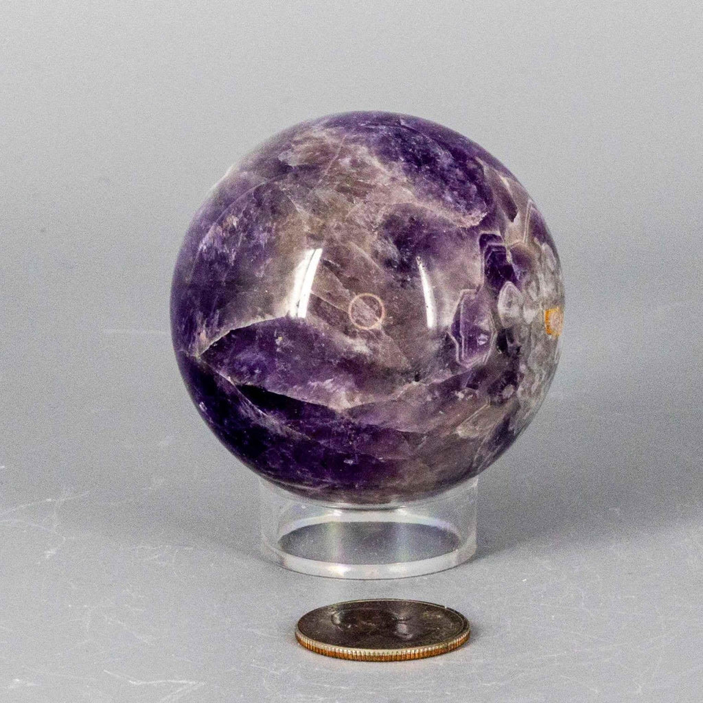 Dream Amethyst Crystal Sphere Polished Natural Specimen Crystal Destiny