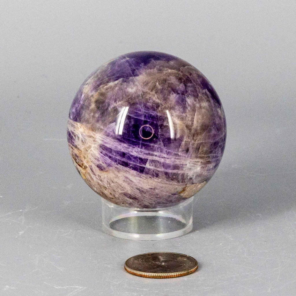 Dream Amethyst Crystal Sphere Polished Natural Specimen Crystal Destiny