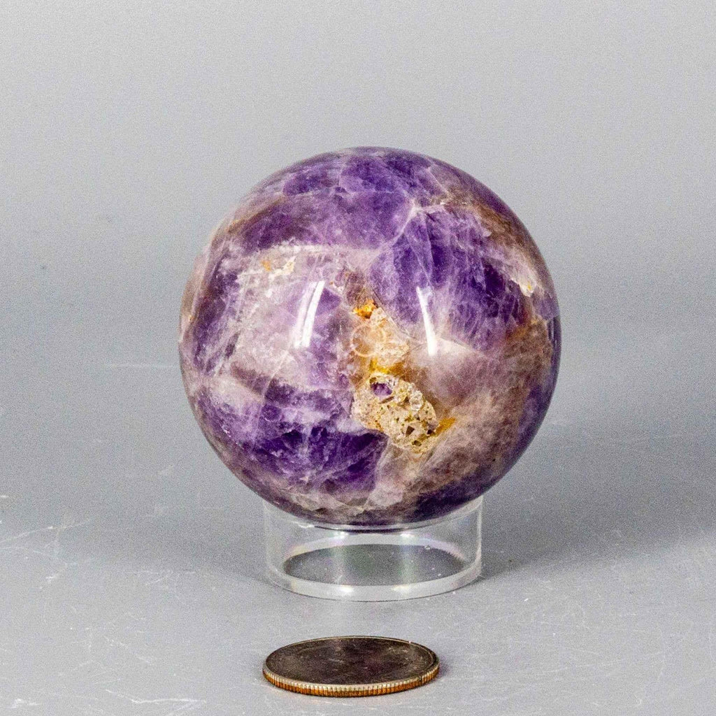 Dream Amethyst Crystal Sphere Polished Natural Specimen Crystal Destiny