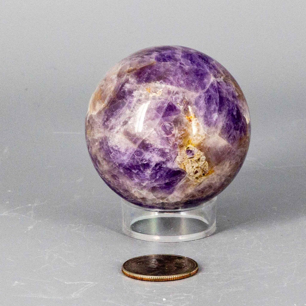 Dream Amethyst Crystal Sphere Polished Natural Specimen Crystal Destiny