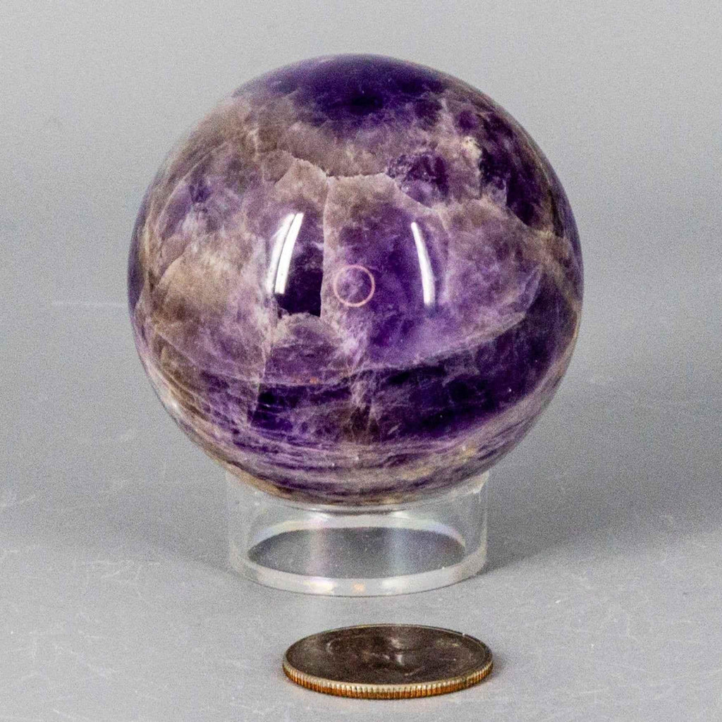 Dream Amethyst Crystal Sphere Polished Natural Specimen Crystal Destiny