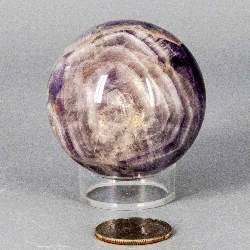 Dream Amethyst Crystal Sphere Polished Natural Specimen Crystal Destiny
