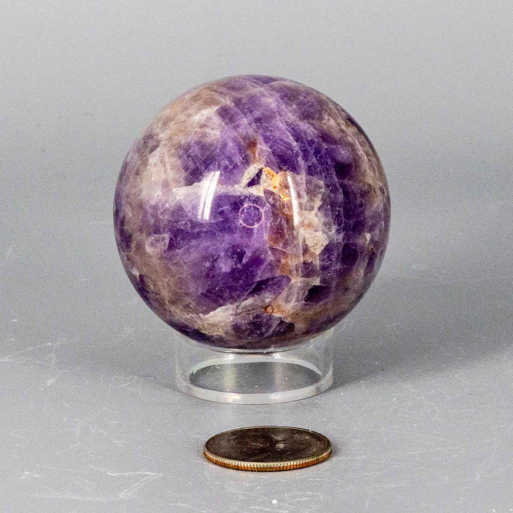 Dream Amethyst Crystal Sphere Polished Natural Specimen Crystal Destiny